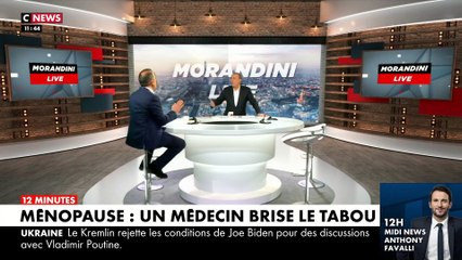 Download Video: Ménopause : Un médecin brise le tabou sur le plateau de « Morandini Live » sur CNews