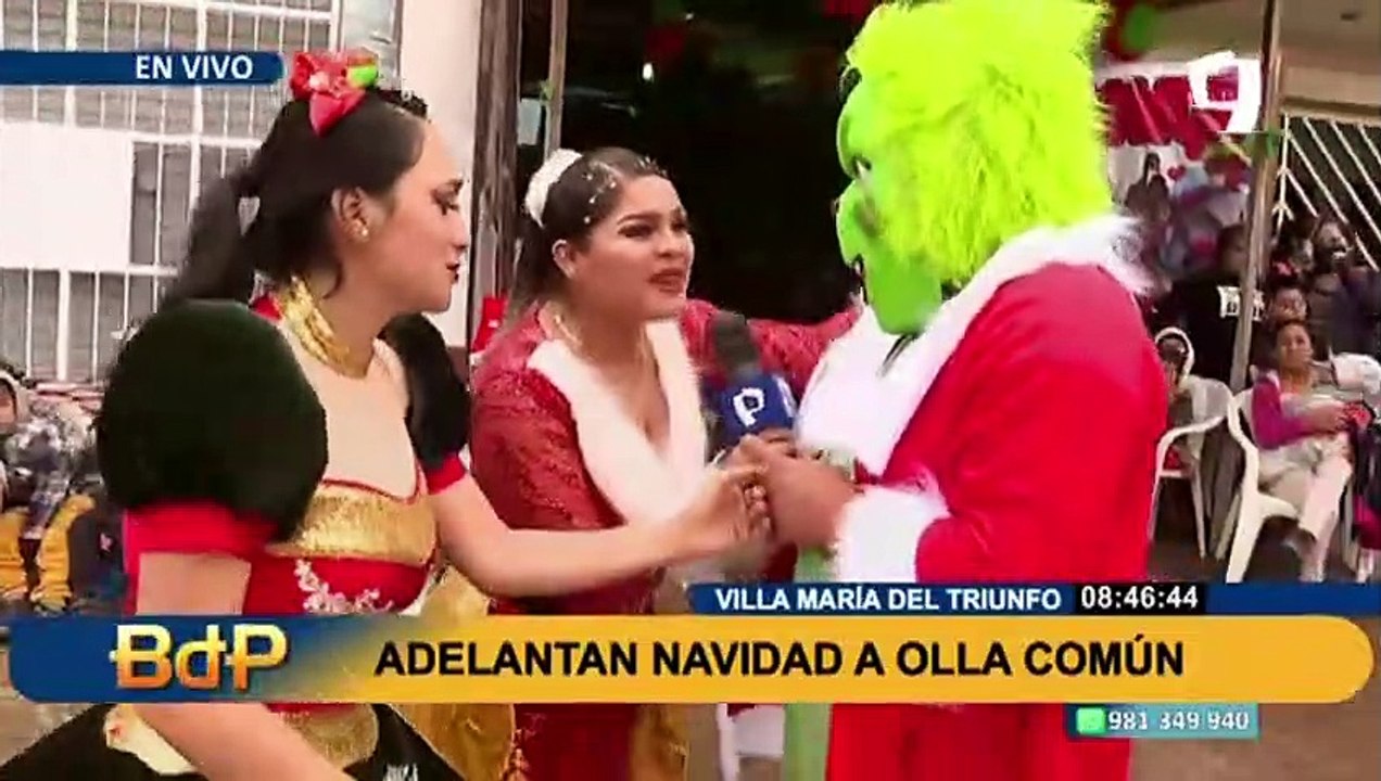 PNP adelanta la Navidad a niños de olla común que padecen una discapacidad