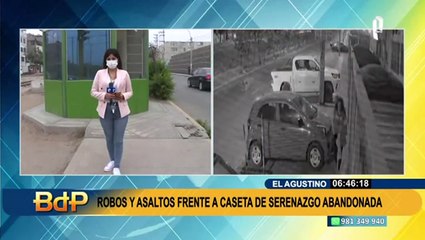 El Agustino: Denuncian constantes robos frente a caseta de serenazgo