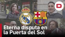 El otro Clásico entre las tiendas del Madrid y Barça en la Puerta del Sol: «Está bien la rivalidad»