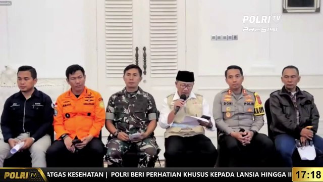 Konferensi Pers Penanganan Dan Evakuasi Korban Gempa Cianjur
