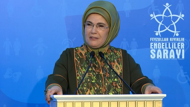 Emine Erdoğan, 2.Engelsiz Dünya Dostu Festivali'nde konuşma yaptı