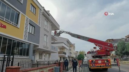 Bursa'da martı kurtarma operasyonu