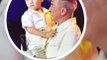 Phản ứng nhóc tỳ sao Việt khi ba mẹ đi làm về: Con Mr Đàm tình cảm | Điện Ảnh Net