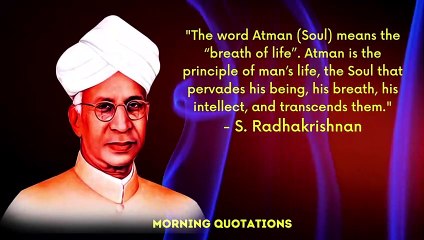 Sarvapalli Radhakrishnan I President Of India I Inspirational Thoughts