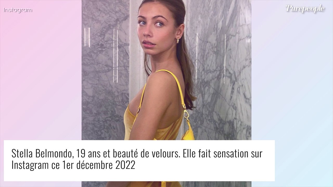 Stella Belmondo épaules dénudées : beauté de velours qui a conquis d'autres "filles de"