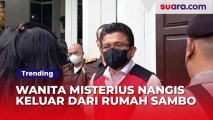 Wanita Misterius Nangis Keluar Dari Rumah Sambo, Pengacara: Bharada E Ngarang, Itu Tak Benar