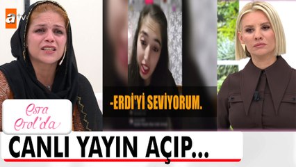 Nergiz ve Erdi sosyal medyada canlı yayın açıp dalga geçtiler! - Esra Erol'da 2 Aralık 2022