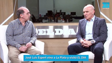 José Luis Espert vino a La Plata y visitó EL DIA