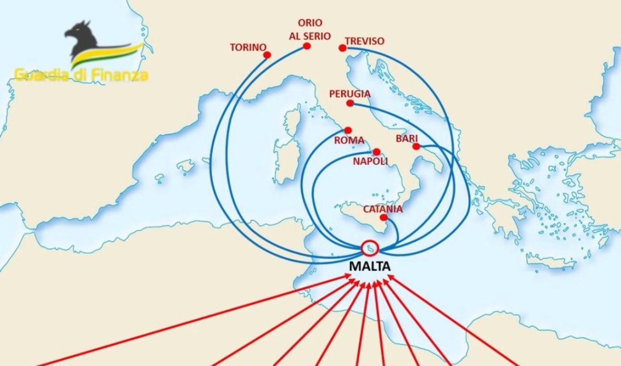 Clandestini giunti in Italia con voli di linea da Malta tramite documenti falsi: arrestato trafficante  (02.12.22)