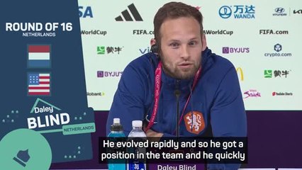 Daley Blind praises 'talented and skilful' Sergiño Dest