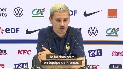 France - Griezmann rend hommage à Deschamps : "Je lui dois tout en équipe de France"