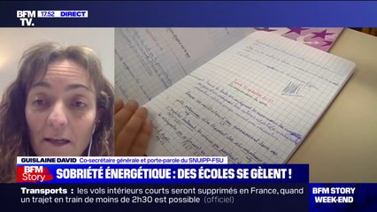 Guislaine David, porte-parole du SNIPP-FSU, à propos des coupures d'électricité: "On entre dans une nouvelle crise qui va désorganiser les choses"