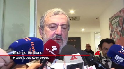 Pirelli, Emiliano: “Regione Puglia e Pirelli lavorano insieme come unica squadra”