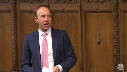 ‘You’re making a habit of coming third’: Deputy Commons speaker jibes at Matt Hancock