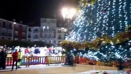 Encendido de la iluminación de Navidad en Burgos