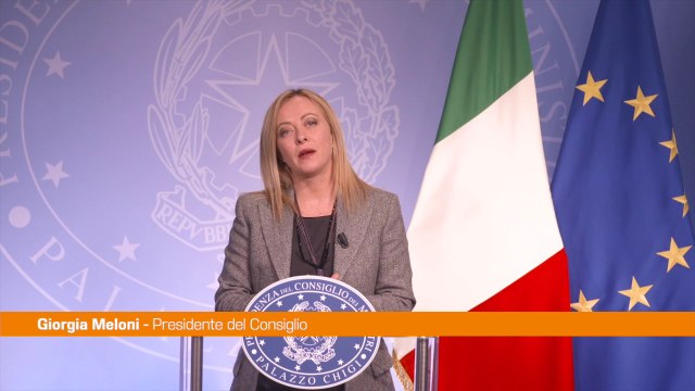 Energia, Meloni L'Italia può uscire più forte dalla crisi