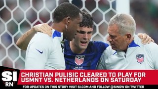 Christian Pulisic Cleared to Play for USMNT vs. Netherlands Saturday