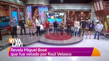 Miguel Bosé habla del supuesto veto de Raúl Velasco