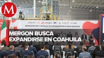 Empresa irlandesa 'Mergon' inaugura en Ramos Arizpe su primer planta en México