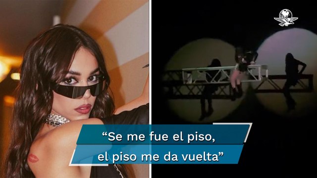 Momento exacto del nuevo blooper de Danna Paola en Auditorio Nacional