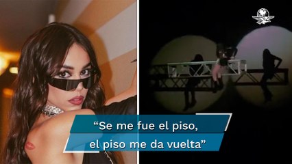 Momento exacto del nuevo blooper de Danna Paola en Auditorio Nacional