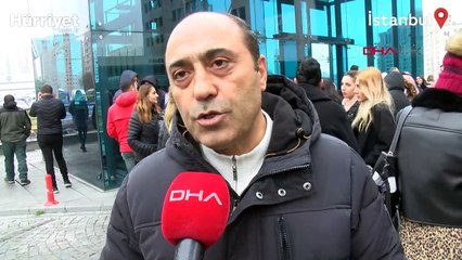 Ataşehir Belediyesi önünde işçi eylemi