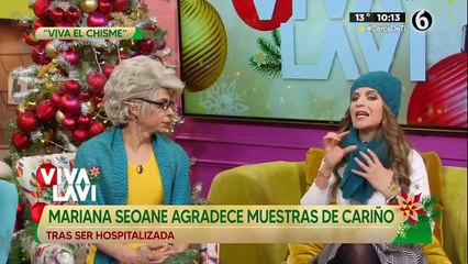 Mariana Seoane agradece muestras de cariño tras cirugía