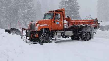 Multiple storms dumping snow in the Sierra