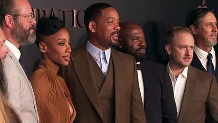 Will Smith premieres new movie Emancipation in London