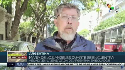 Gobierno argentino concede asilo político a exministra del Gobierno de Rafael Correa