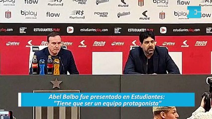 Abel Balbo fue presentado en Estudiantes: "Tiene que ser un equipo protagonista"