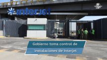 Gobierno federal asegura oficinas y mostradores de Interjet en el AICM