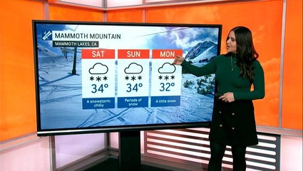Lots of fresh powder on the way for Mammoth Mountain and White Pass