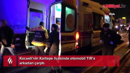 Kocaeli'de feci kaza! 3'ü ağır 4 yaralı