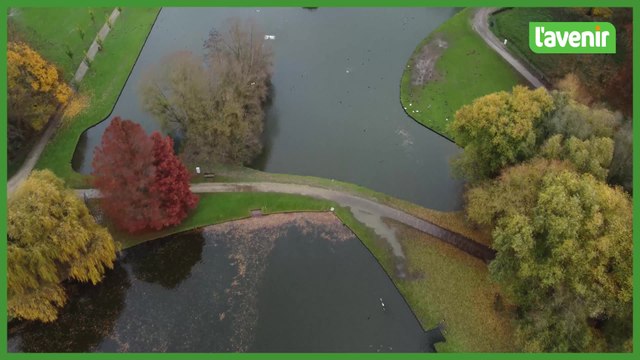 Le Brabant wallon vu du ciel : Le domaine Provincial d'Hélécine