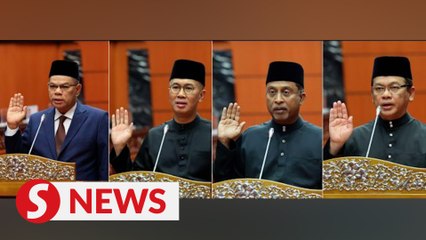 Four new senators sworn in on Dec 3