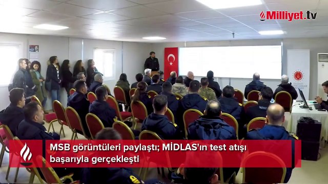MİDLAS'ın test atışı başarıyla gerçekleşti, MSB görüntüleri paylaştı
