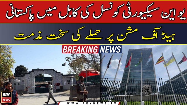 UN Security Council Strongly Condemns Terrorist Attack on Pakistani Embassy, Kabul