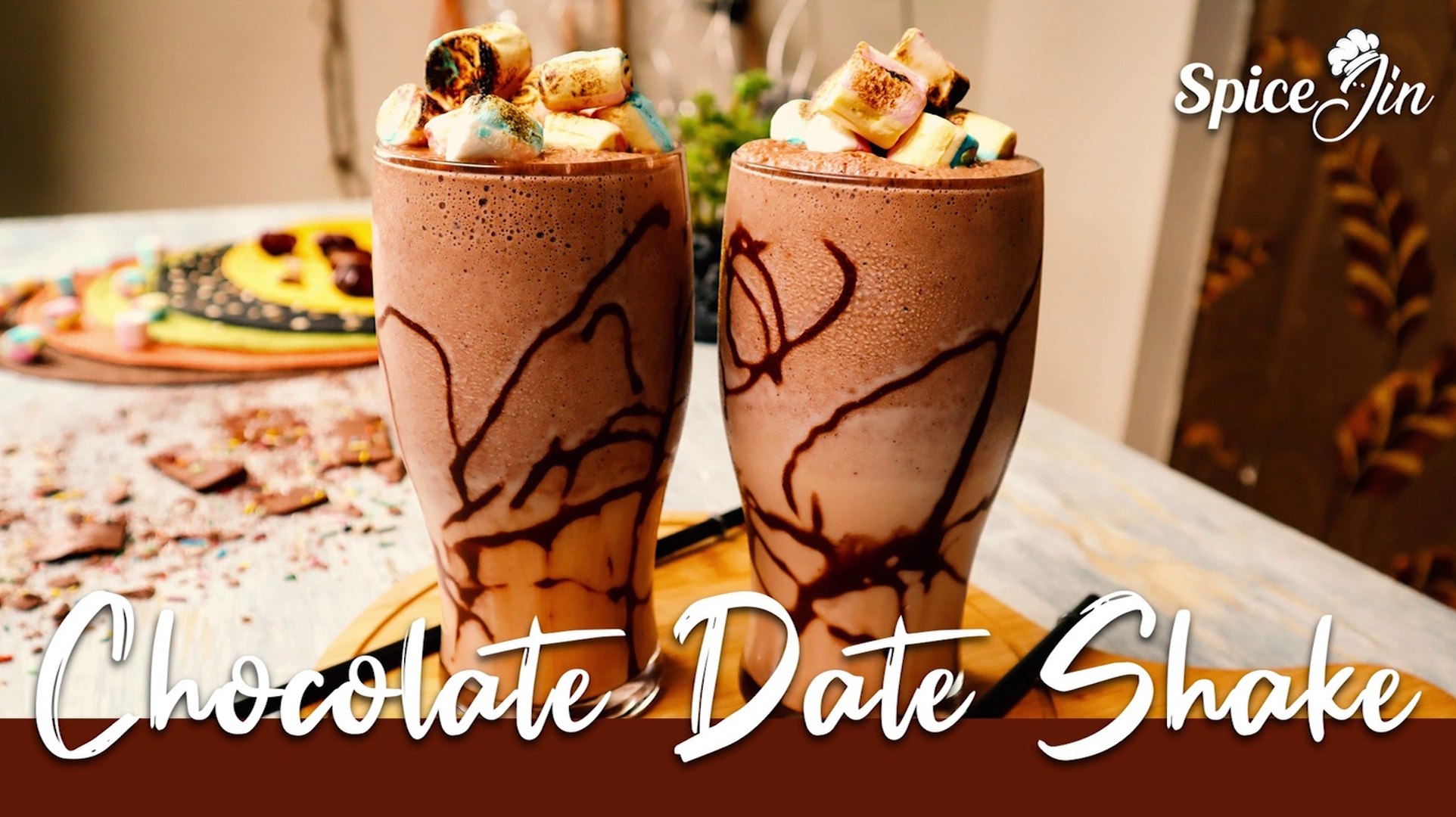 ⁣Chocolate Date Shake