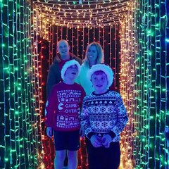 Charlestown Shipwreck Museum Christmas lights