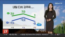 [날씨] 내일부터 다시 추워져…밤사이 남해안 비 조금