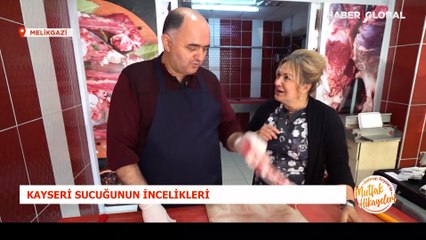 Kayseri'nin meşhur kahvaltılık sucuk içi böyle hazırlanıyor