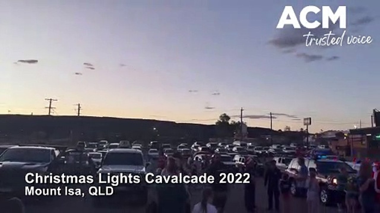 Mount Isa Christmas lights cavalcade 2022 North West Star video
