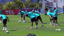 Confira imagens do último treino da Seleção brasileira antes de enfrentar o Chile