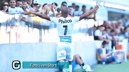 Santos goleia o Flamengo em jogo de despedidas