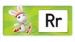 Oxford Phonics Word 1 - the alphabet - Letter R - Rabbit rice rose robot