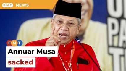 Annuar Musa sacked from Umno, say sources
