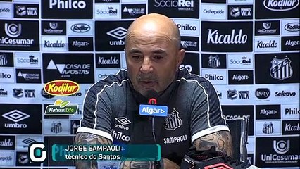 Sampaoli analisa a derrota do Santos para o Athletico-PR
