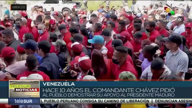 El pueblo venezolano se movilizó para refrendar su compromiso con la Revolución Bolivariana